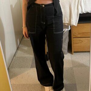 Women's Black Cargo Pants